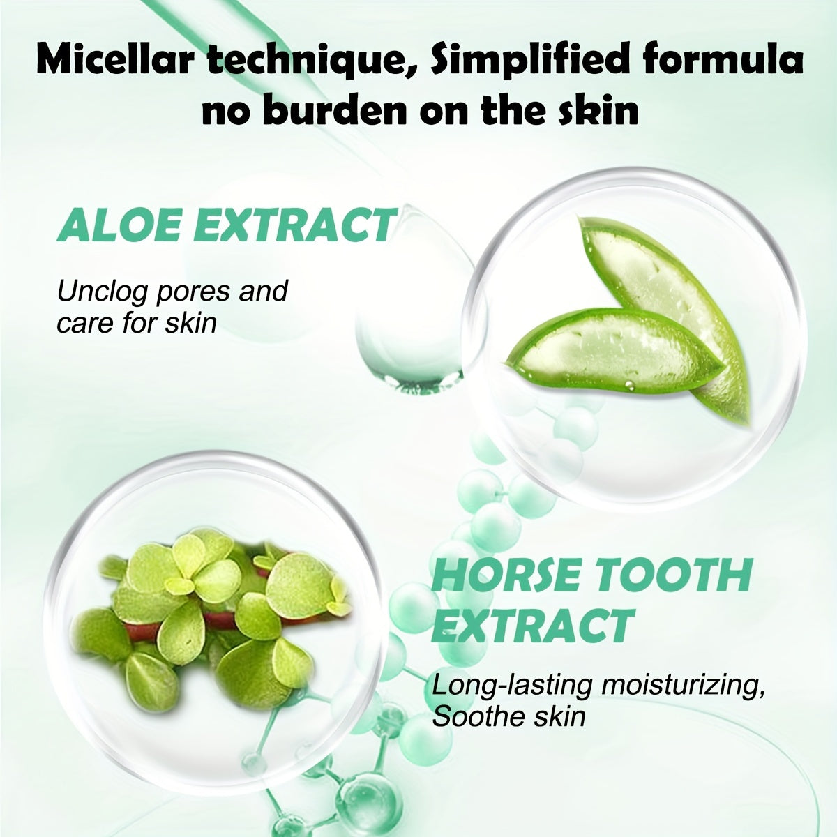 Hydrating Makeup Remover for Sensitive Skin - Aloe & Purslane Extract