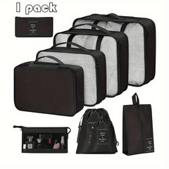 9 Pcs Travel Luggage Storage Bags Multifunctional Clothes Organizers