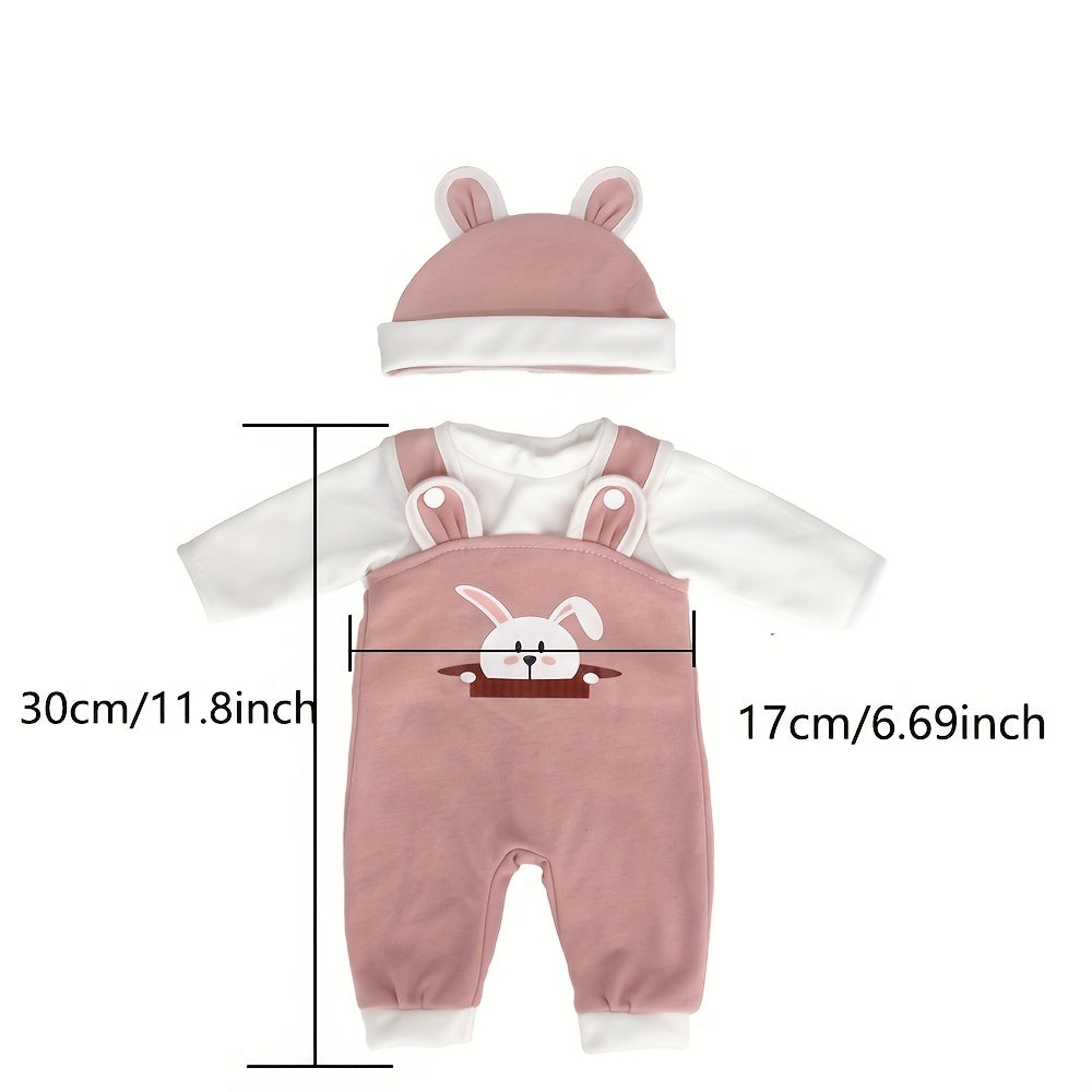 3-Piece Reborn Doll Clothes Set for Girls