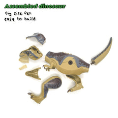 Dinosaur Big Rex Small Dino Multicolor Plastic Toys