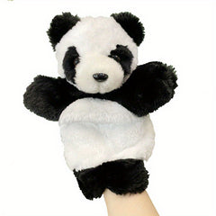 Brown Monkey Plush Toy Interactive Animal Games Realistic Soft Material