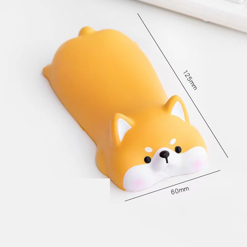 Ergonomic Wrist Rest Support Mouse Pad PU Slow Rising Comfort for Computer Desks