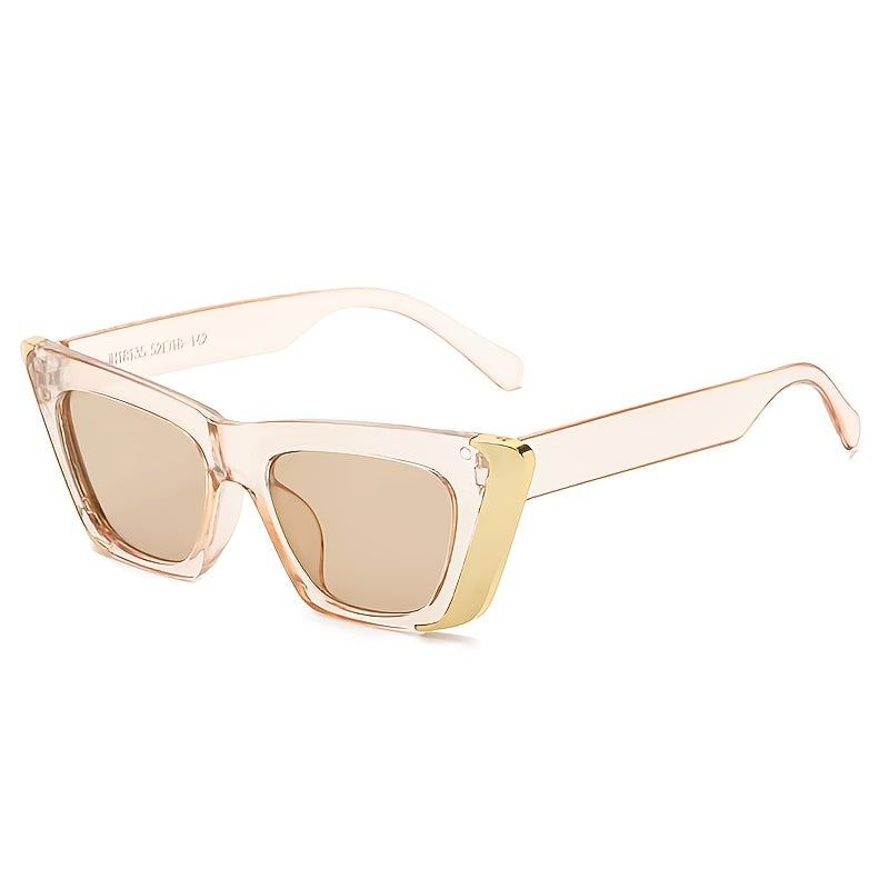 Square Cat Eye Sunglasses Women Thick Rectangle Frame