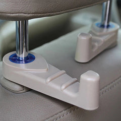 1pc Car Headrest Hook Organize Bag Grocery Coat Holder