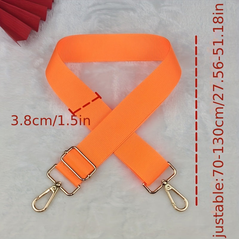 Adjustable Polyester Bag Strap Solid Travel Accessories