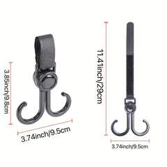 2pcs Bike Stroller Hooks Mom Stroller Clips & Accessories