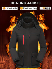 Waterproof Hooded Ski Jacket Women's Activewear