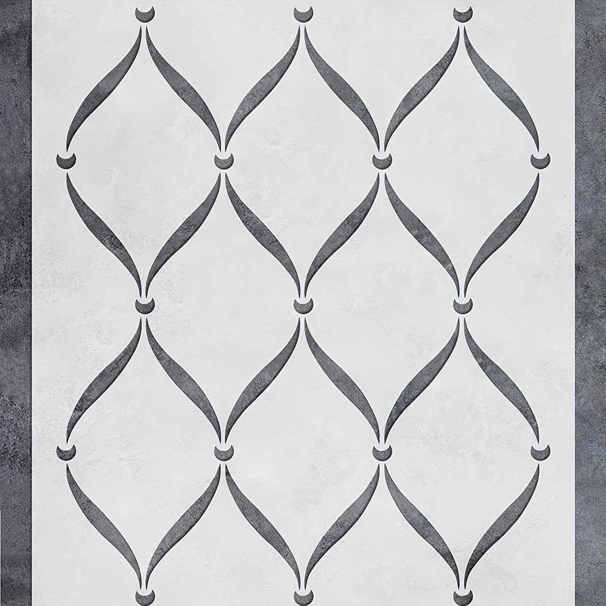 Reusable Trellis Wall Stencil 30x35cm - Wall, Furniture, Floor, Fabric