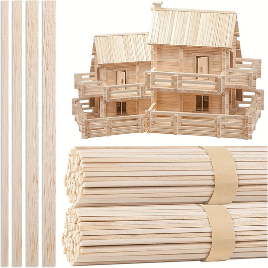 130pcs Pasha Stick Set DIY Building Model Material Wooden Products