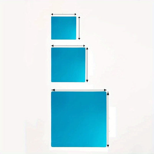 Durable Plastic Mirror Square Rounded Corners