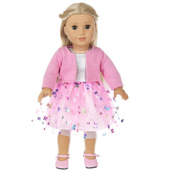 Dress Coat Doll Clothes Fit for 43 45 Doll Not Include Doll And Shoes