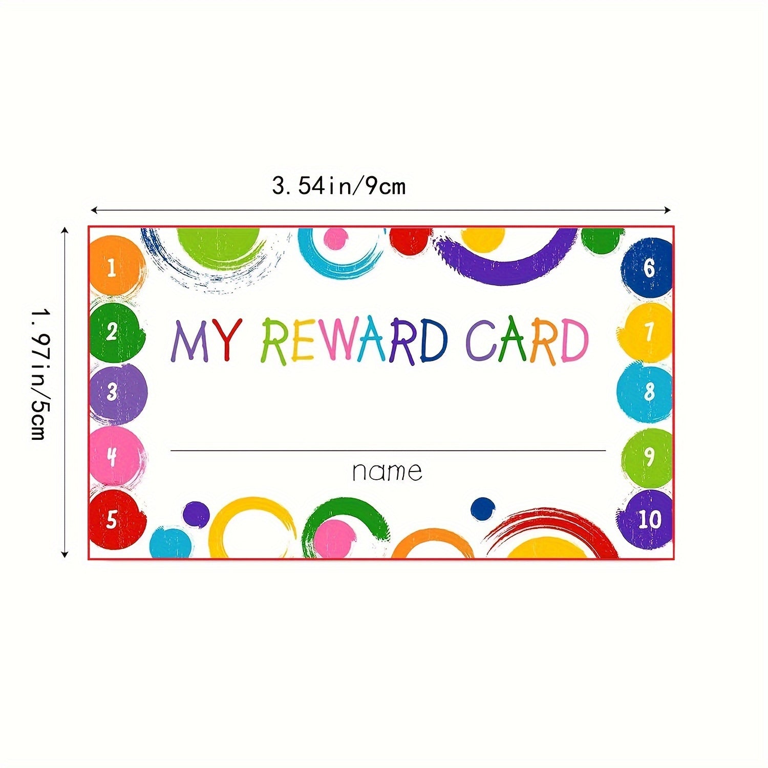 50pcs Punch Cards for Classroom Behavior Rewards & Motivation