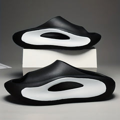 Unisex Open Toe Slides Durable Slip On Platform Shoes