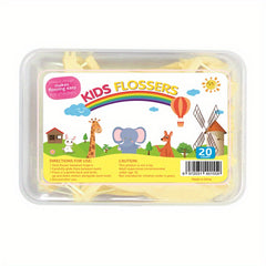 Kids Pink Dental Floss with Long Handle