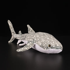 Realistic Grey Shark Plush Toy Soft Stuffed Animal Ocean Series Cuddly Gift