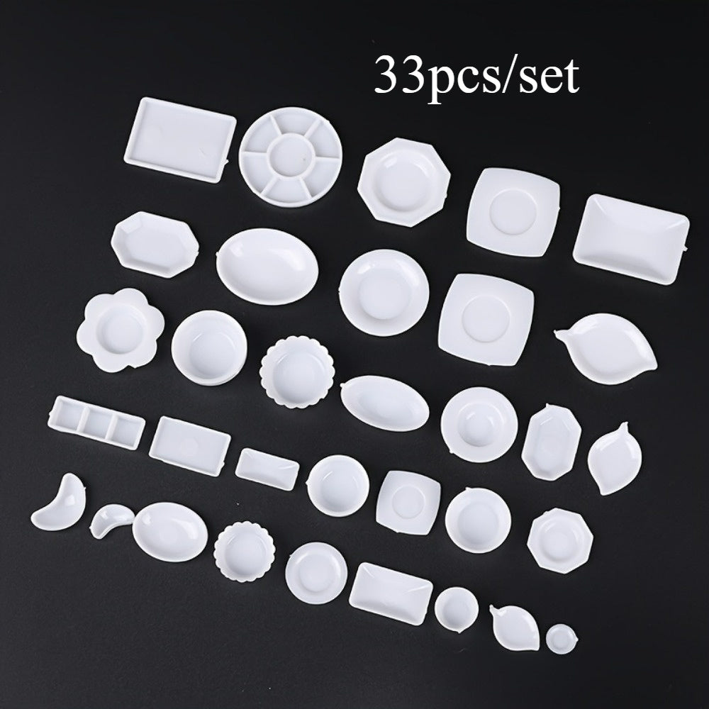 33pcs Mini Cutlery Scene Decorations Set
