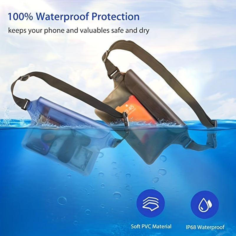 Waterproof Waist Pouch for Water Activities Safe Dry S