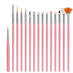 15 Pcs Nail Pens Paint Pen Set Nail Art Tools