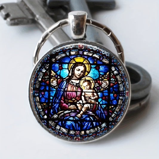 Retro Bag's Keychain Mother Child Keychain Jewelry For Bag Wallet Charm