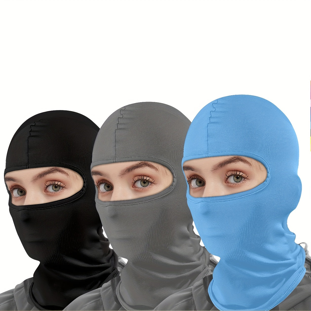 Men's Cycling Balaclava Full Face Ski Mask Windproof Helmet Liner Hat