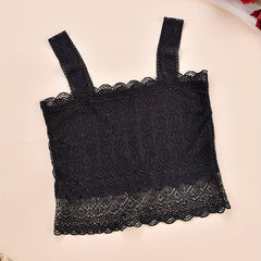 Jacquard Lace Tank Bra Seamless Wireless Bra