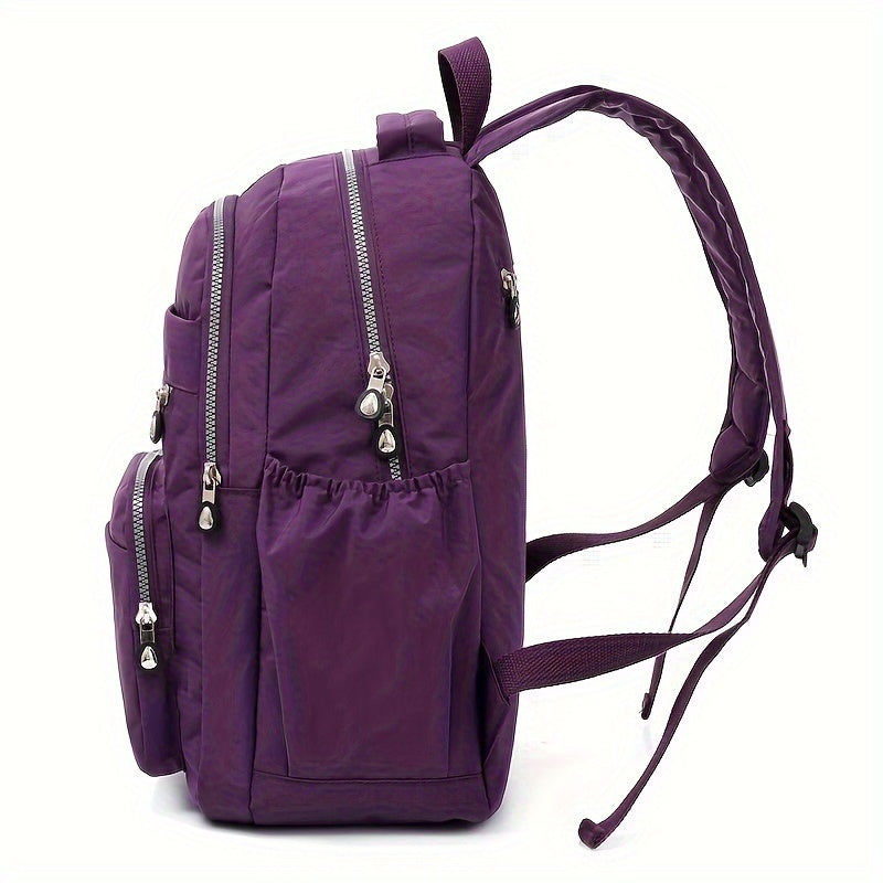 Stylish Waterproof Nylon Backpack for Students