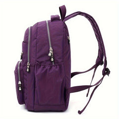 Stylish Waterproof Nylon Backpack for Students