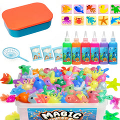 25pcs Magic Water Elf DIY Toy Set with Storage Box Educational Fun Game