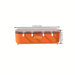4-grid Seasoning Box with Spoon and Lid