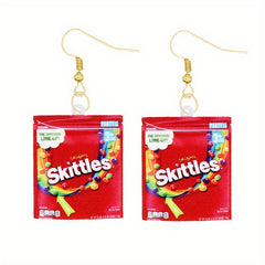 Funny Biscuit Dangle Earrings Acrylic Jewelry