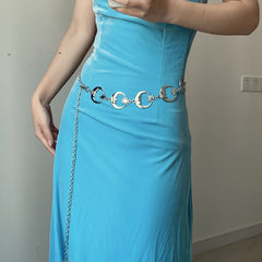 Vintage Style Moon Waist Chain Belt