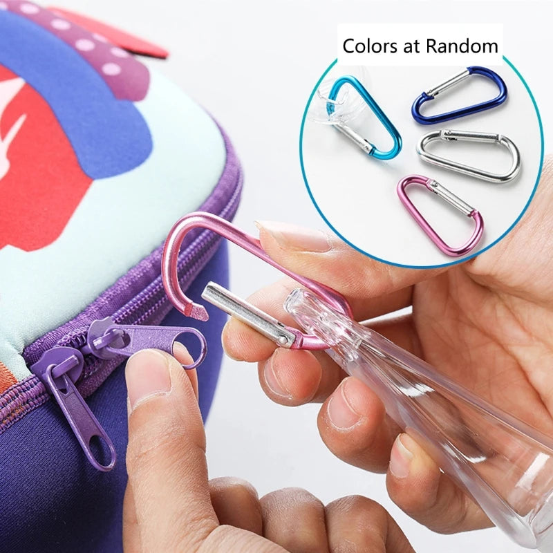 5Pcs 50ml Heart Spray Bottle Hand Sanitizer Travel Keychain Carriers