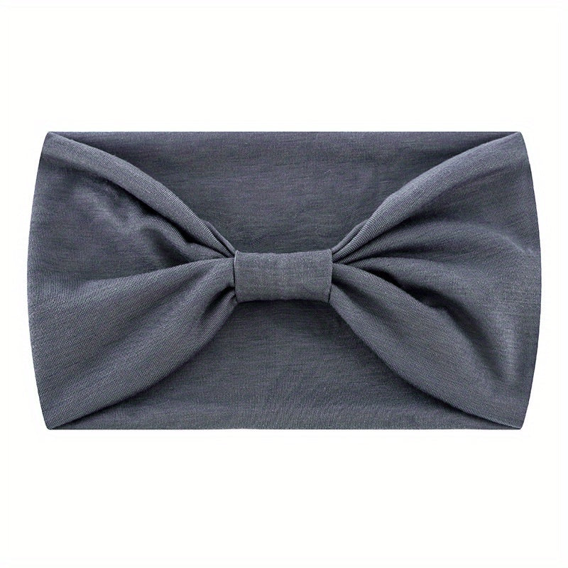 Wide Headbands For Women 7'' Solid Bandana