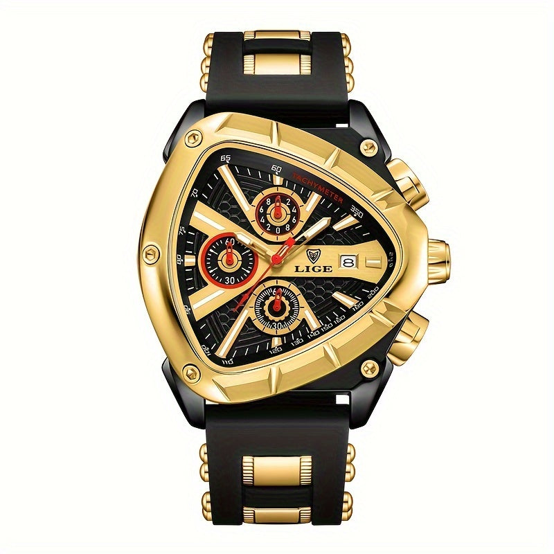 Women Sports Watch Luminous Pointers Rubber Strap Quartz Waterproof