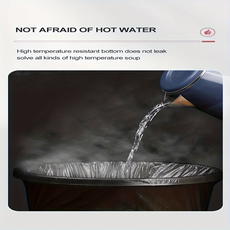 75 Thickened Drawstring Garbage Bags for Home Kitchen Cleaning