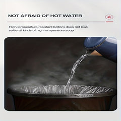 75 Thickened Drawstring Garbage Bags for Home Kitchen Cleaning
