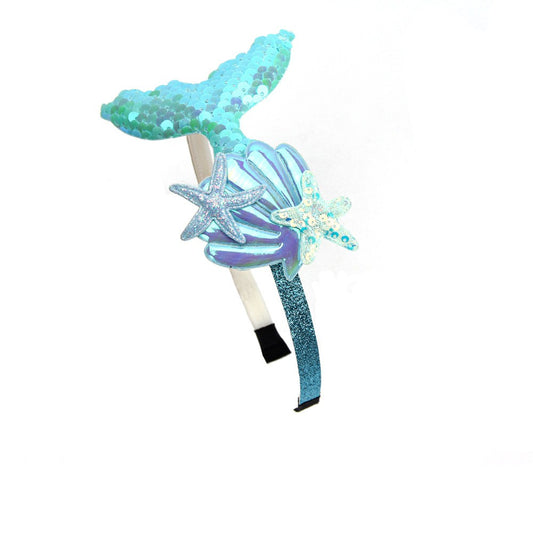 Girls Sequin Mermaid Headband Hair Accessories