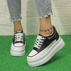 Women's Height Increasing Casual Sneakers Thick Bottom Shoes
