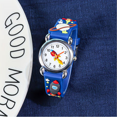 Rocket 3D Print Quartz Watch for Boys Gift