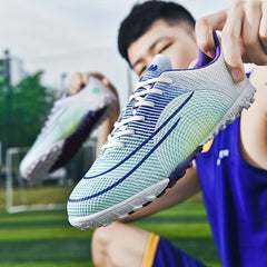 Boys' Anti Skid Turf Football Boots Lace Up Soccer Cleats