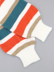  Striped Crew Neck Sweater Long Sleeve Pullover Jumper