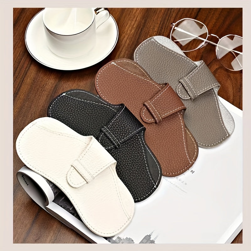 Lychee Embossed Glasses Cover Sunglasses Reading Glasses Pouch Case