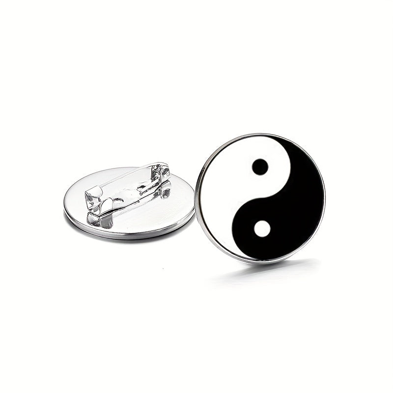 Yin Yang Brooch Yin Yang Jewelry Hypoallergenic Brooch Pins