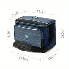 Collapsible Ice Bag for Camping and Picnic Green