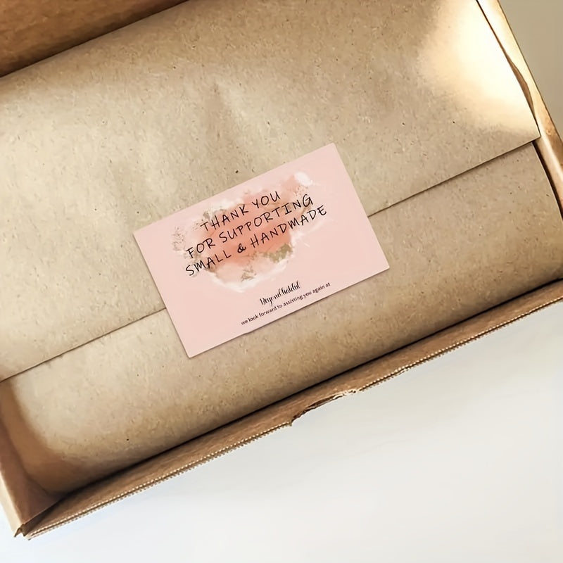 50pcs Thank You For Your Order Stickers - Gift Package Labels