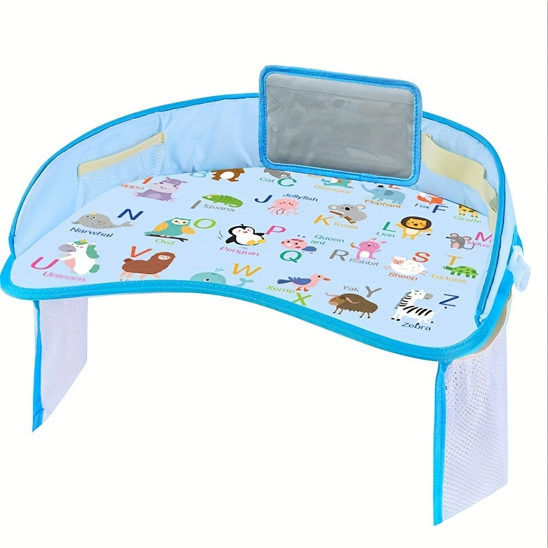 Car Seat Tray Cartoon Car Table Waterproof Storage Tray