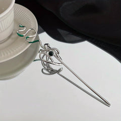 Metal Snake Shaped Hair Stick Hair Accessories For Women Girls