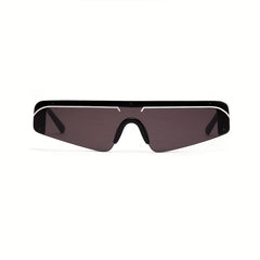 Y2K Semi Rimless Sunglasses UV400 Sun Shades