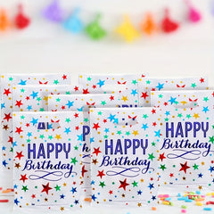 10pcs Colorful Happy Birthday Party Gift Bags