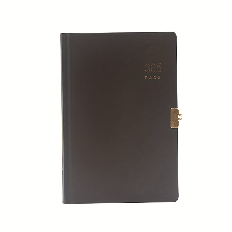 365 Pages Retro Note Book With Lock Diary
